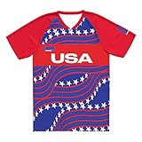 Outerstuff FIFA 2026 World Cup Kid's Sublimated Soccer Jersey, USA, Small (8) Blue