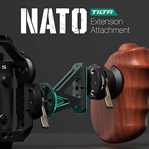 TILTA Left NATO Extension Attachment for Tilta Camera Cages and NATO Rail Attachments TA-NEA-L-B, Black - Image 3