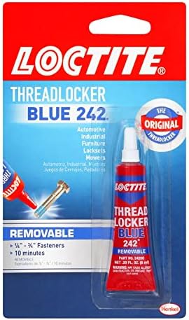 Loctite Threadlocker Blue 242 Nut/Bolt Locker