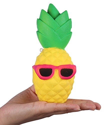 Anboor 6.3" Squishis Pineapple Slow Rising Kawaii Scented Soft Squishies Stress Relief Toy For Kid Adults #TOP1
