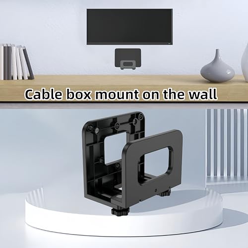 Support mural réglable pour mini PC routeur WiFi et décodeur TV - 4