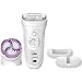 Braun Silk-épil SkinSpa 9 9-941 - Wet & Dry Cordless Electric Hair Removal 2-in-1 Epilator and Exfoliation System for Women
