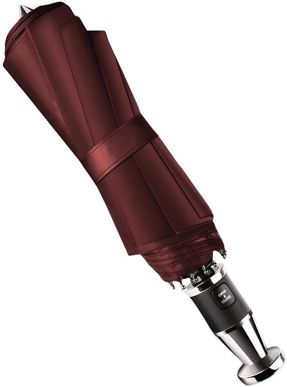 ZHAXI Car Umbrella for Mercedes-Benz AMG GT CL CLA CLC CLE CLK CLS, Portable Automatic Umbrellas Windproof Compact Light Umbrellas Travel Umbrellas with Safety Hammer Umbrellas for Rain and Sun