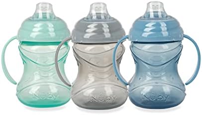 Nuby 3 Count No-Spill Grip N’ Sip Cup - 10 oz