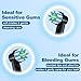 Replacement Heads Compatible with Braun Oral B Pro 1000, Genius X, Smart 1500 Electric Toothbrush, 8 Pcs Precision Brush Heads Refills Compatible with Oral B (Black)