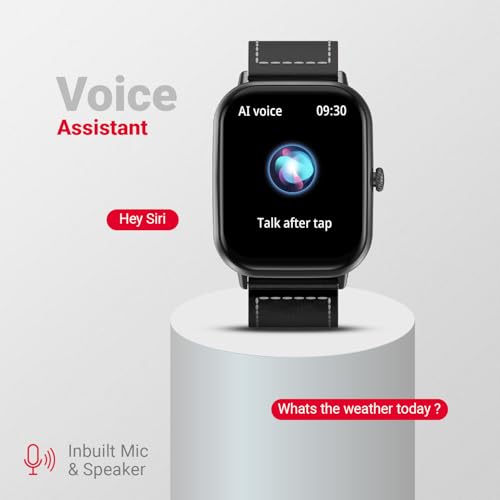 Image of Fire-Boltt Ninja Call Pro Plus Bluetooth Calling Smart Watch, 1.83″ HD Display, AI Voice Assistant, 100+ Sports Modes, IP67 Waterproof, SpO2 & Heart Rate Monitor Smartwatch for Men & Women - Black