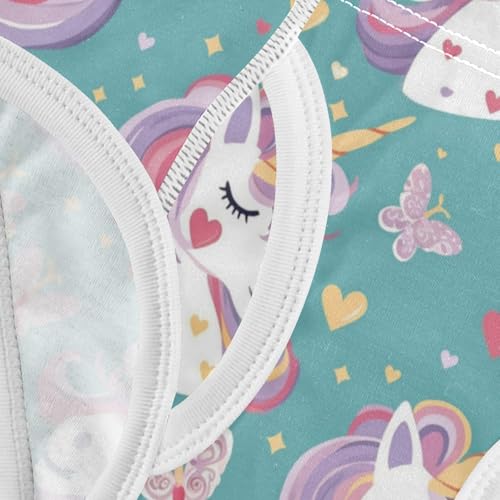 Wusikd Cute Unicorn Face Boys' Underwear Cotton Butterflies Boys Briefs Soft Toddler Underwear 2T 5