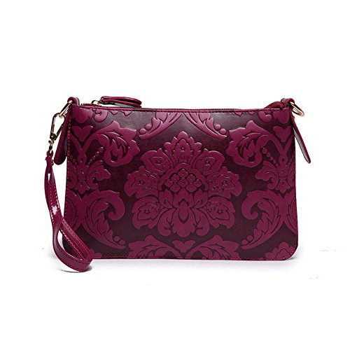 Sac à bandoulière ethnique aux finitions gravées rétro élégantes