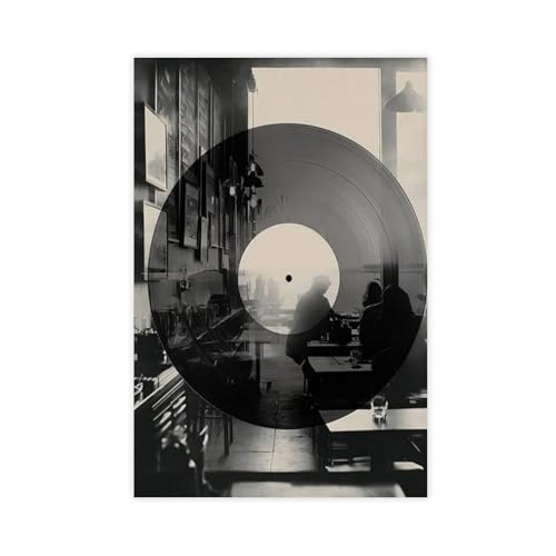 Poster vinyle Café double exposition pour transformer un mur vide en espace d'art musique urbaine