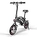 TOEU Velo Electrique Pliable,Trottinette Electrique Adulte, Vitesse jusqu'à 24 km/h, Scooter Electrique Adulte avec Roues de 12 Pouces