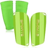 Soccer Shin Guards for Kids Youth, Shin Guard and Shin Guard Sleeves for Boys and Girls for Football
