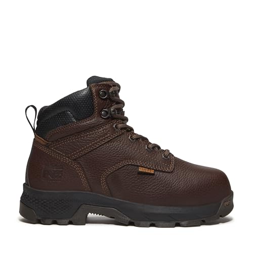 Timberland PRO Timberland PRO Women's TiTAN EV 6 Inch Internal Metguard Composite Safety Toe Industrial Work Boot, Dark Brown, 7.5M