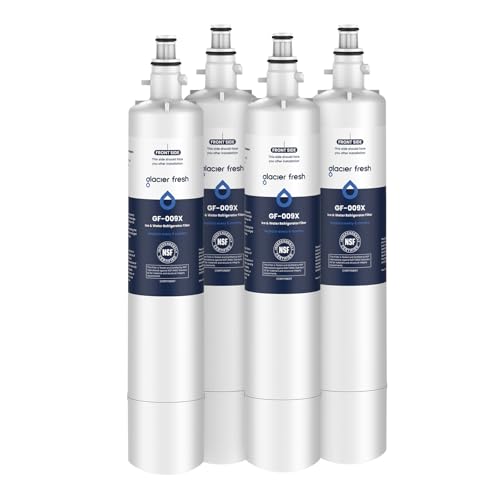 GLACIER FRESH RPWFE RPWF Refrigerator Water Filter (Built-in CHIP) 4-Pack