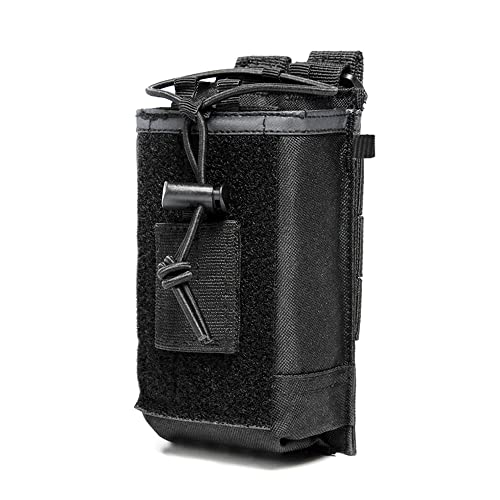 Walkie Talkie Holder Tactical Universal Radio Holster Radio Case Radio Holster Military Heavy Duty Radios Pouch Bag for Two Way Walkie Talkies Outdoor Sports Adjustable Storage