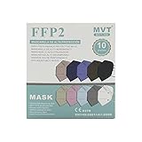 MVT FFP2 Atemschutzmasken, europäische Zulassung (10 Masken, gemischt)