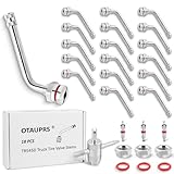OTAUPRS TR545D 60-Degree Truck Tire Valve Stems - 18 PCS, Compatible with Alcoa...