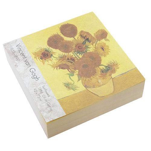 フィンセント・ファン・ゴッホ[メモ帳]印象派ブロックメモ/ひまわり アート作家のサムネイル