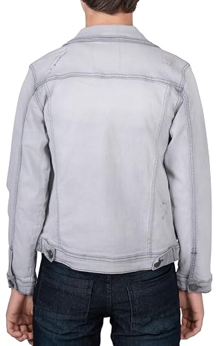 Image of X RAY Boys & Kids Denim Jean Jacket, 100% Cotton & Cotton Flex Washed Fall Outerwear Trucker Casual Jacket for Boys