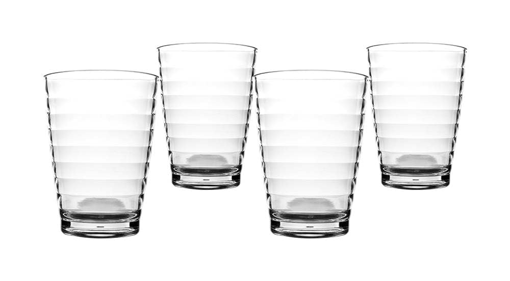 Bo-Camp - Limonadenglas - Polycarbonat - 4 Stück - 350 ml