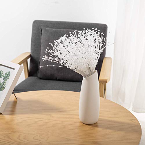 100Pcs Bridal Wedding Pearl Bouquet Party Decoration Pearl String Beaded Garland – Beads Garlands Wedding Party Decoration Diy Accessories For Christmas (White) #TOP2