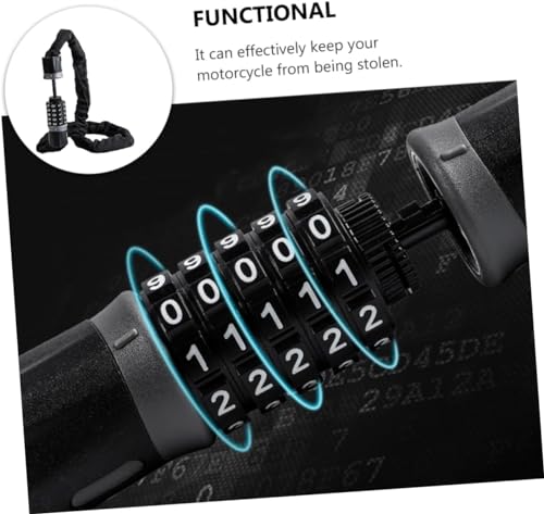 Cadenas de vélo pliable en U avec combinaison de sécurité - 7