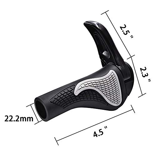 Wolfride Bike Handlebar Grips Bicycle Handle Grips Ergonomic for Mountain Bike - Thumbnail 6