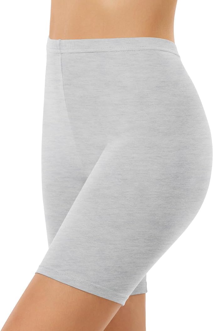 Fashion & Style Womens Cotton Slip Shorts for Under Skirt Shorts for Women & Girls High Waisted Women's Shorts | Stretchable Skin Fit Long Panty for Women & Girls Pack of 1-picture-23