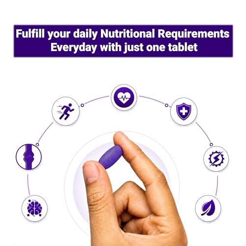 Image of NutraStore Multivitamin Multimineral Advanced Supplements for Men & Women | Multivitamin Tablets with Ginseng, Vitamins A, C, D3 & K2 | Energy, Immunity, Muscle Recovery & Wellness | 60 Veg Tablets ( Pack of 5 )