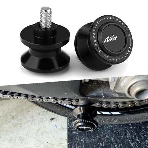 8MM Swingarm Spools Fit For Ninja 400 650 1000SX ZX-6R ZX-10R ZX-25R 2023 2024 2025 Rear Frame Stand NINJA 400 650 Swingarm Spools Frame Sliders ZX6R Accessory ZX10R Accessories BK