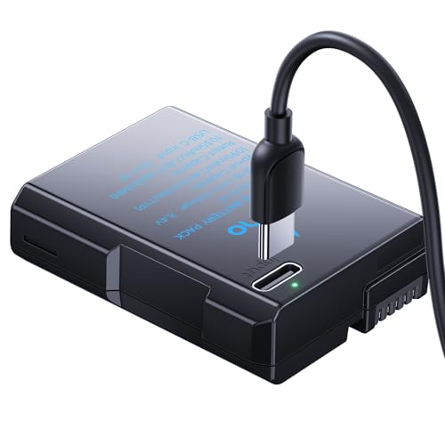 llano USB-C EN-EL14 EN-EL14a Battery for Nikon D5600 D3500 D5300 D3400 D3200 D3100 D5500 D3300 D...