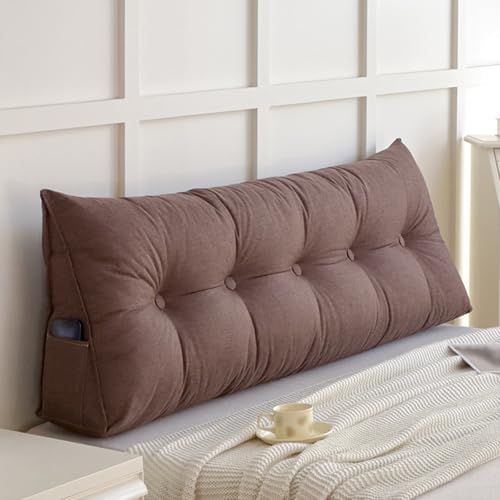 Almohada de lectura triangular para leer en la cama o descansar en el sofá 2