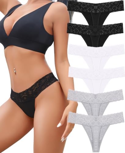 BeReady String Tanga Damen Baumwolle Unterhosen Sexy Dessous Unterwäsche | Baumwolle Tanga,Baumwoll Unterwäsche,Sexy Spitze Unterhosen, Atmungsaktiv Slip Mehrpack fur Sports Jeans,