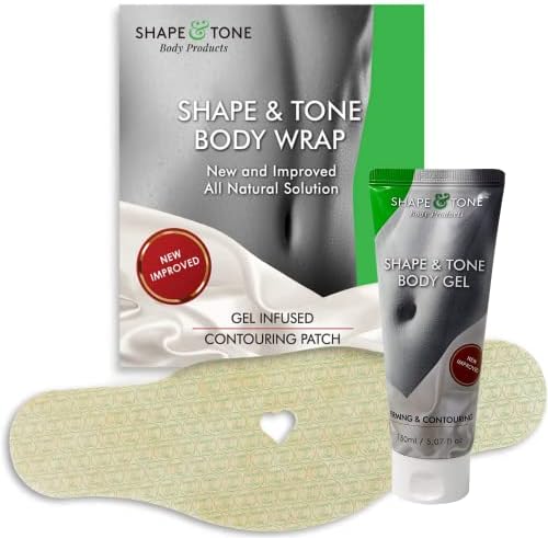 Firming and Shaping Contouring Moisturizing Body Wrap. New improved all natural anti cellulite solution (10 WRAPS+GEL)