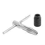 Verstellbarer Ratschen-T-Griff Windeisen für M6 Reibahle Handwerkzeug, aus 45# Stahl für dauerhaften Einsatz in der Möbelreparatur und Maschinenherstellung