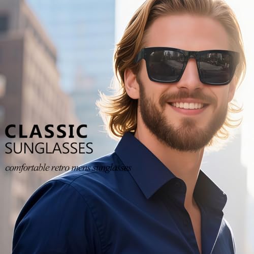 Joopin Acetate Square Sunglasses Men Polarized UV400 Protection Trendy Oversized Sun Glasses Retro Shades Women2