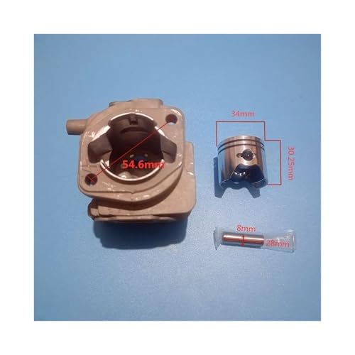 Kit segment de piston cylindre 34 mm HB2302 pour soufflante - 3