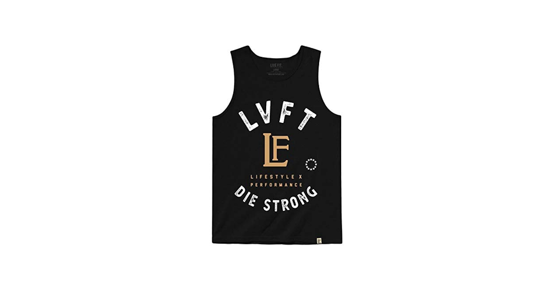 【XXXL】LIVE FIT. メンズ タンクトップ ブラック レッド LVFT 海外発送】LIVE FIT Crossover Jersey タンクトップ