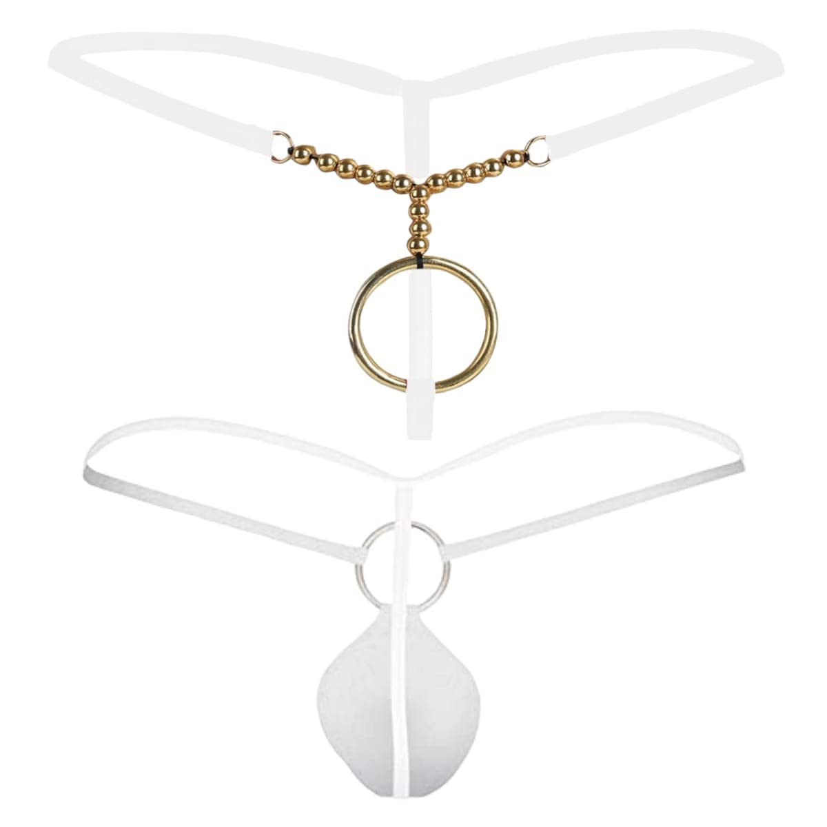 Men's Combo O Ring Micro G-String Thong hot and Sexy, Free Size