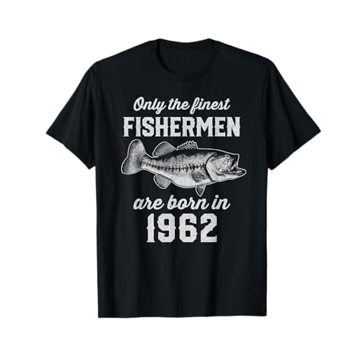60 Year Old: Fishing Fisherman 1962 60th Birthday T-Shirt