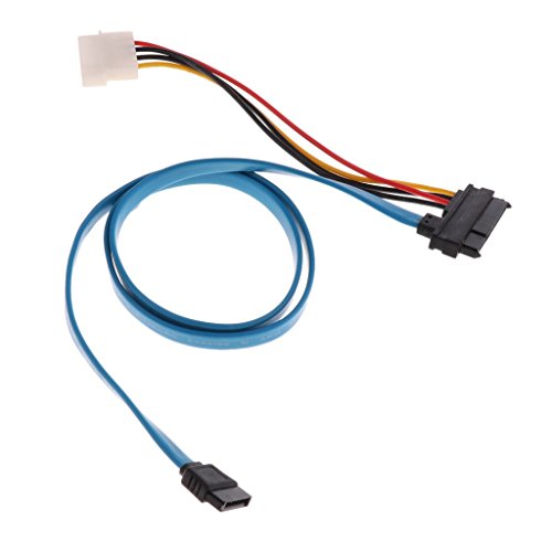 Image of 7 Pin SATA Serial ATA to SAS 29 Pin & 4 Pin Cable Male Connector Adapter