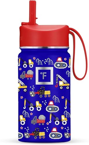 IRON °FLASK Kids Water Bottle - Straw Lid, 20 Name