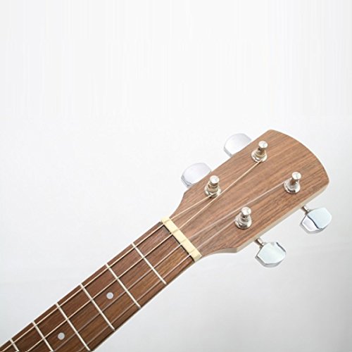 UKULELE BARITONO MADE IN EUROPE TAVOLA ABETE MASSELLO FONDO FASCE NOCE TASTIERA IN PALISSANDRO