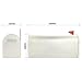 Home Design 102884 - Buzón (tipo americano, aluminio)