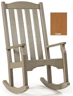 Casual Living Rockers - Classic Quest Style High Back Rocking Chair - Cedar