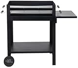 Grillroste höhenverstellbar tepro Holzkohlegrill Chill&Grill Holzkohlengrill Lambada, Grillfläche: ca. 68 x 44 cm