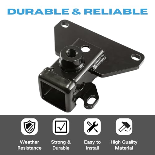 13434 Class 3 Trailer Hitch Receiver for Jeep Gladiator, 2 Inch Tow Hitch Receiver Compatible with JT 2020-2026, Heavy Duty Steel Tow Hitches Receivers for Pickup Truck with Bolts by Salahii - Used condition - Image 3