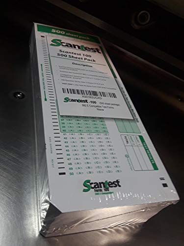 Scantest-100, 882 E Compatible Testing Forms (2500 Sheet Case) #TOP2