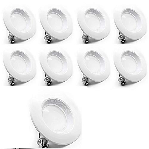 Flash Deals - 60% OFF 8-Pack Bioluz LED 6" Brightest RETROFIT (120 Watt Replacement) Warm White UL Listed Dimmable Retrofit LED Recessed Lighting Fixture 2700K Warm White LED 1200 Lumen Recessed Downlight w/Baffled Trim