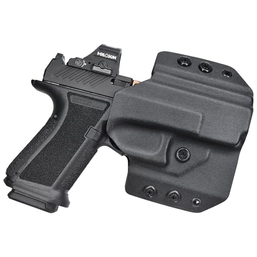 OWB Concealment Holster - Outside The Waistband Holster - fits Shadow Systems MR920 Combat/Elite (Black