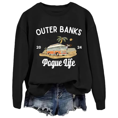 Outer Banks 2024 Pogue Life Sweatshirt Funny Long Sleeve Sweatshirt